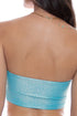Luli Fama Luminous Double Loop Bandeau Crop Top